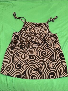 Girls Hina Tie-Shoulder Printed Tank Top